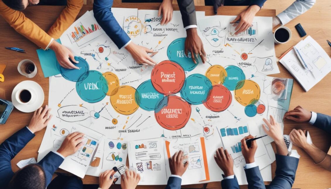 Erfolgreiches Projektmanagement: Vision, Planung und Flexibilität für optimale Ergebnisse und motivierte Teams.