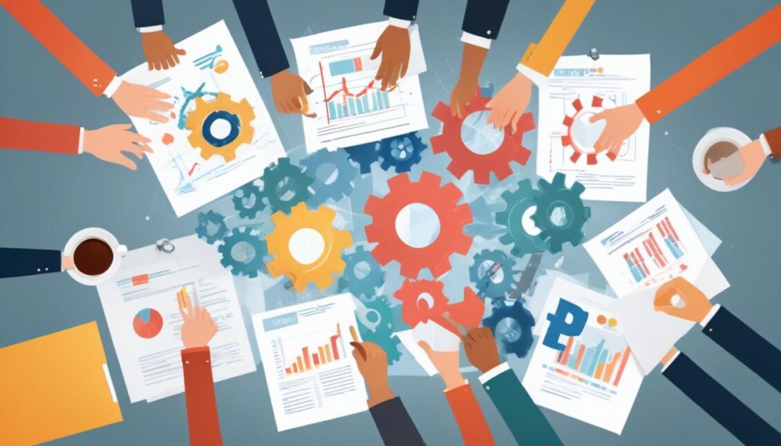 Erfolgreiches Projektmanagement: Visionen realisieren durch Empathie, Flexibilität und Teamarbeit.