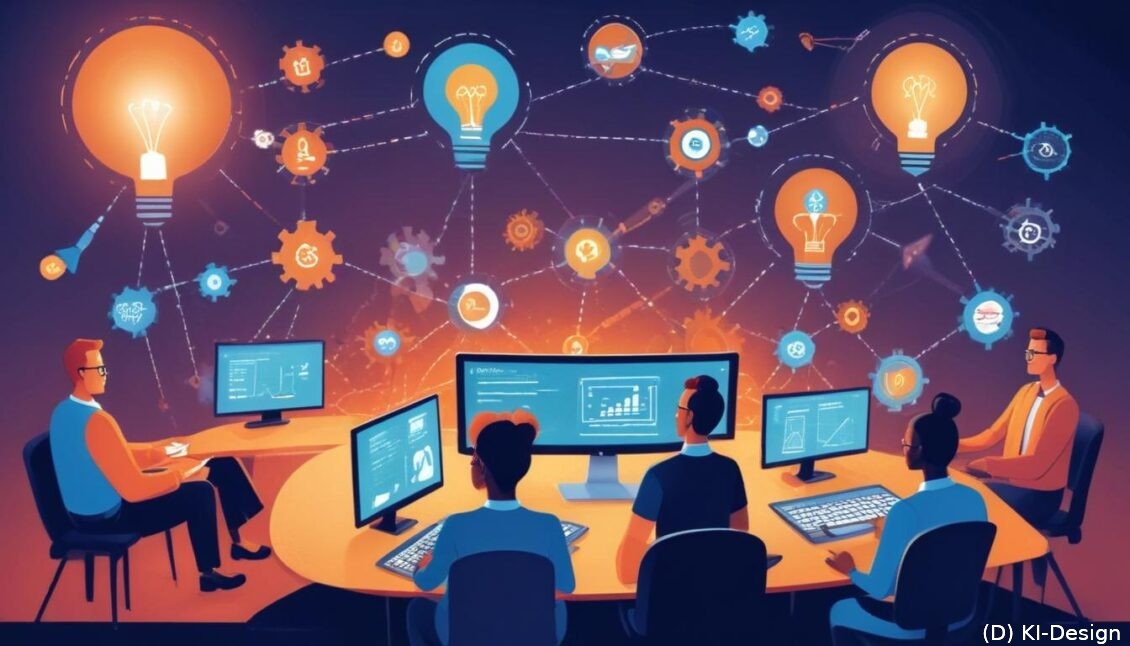 Erfolgreiche IT-Betriebe: Wandel als Chance durch Flexibilität, Weiterbildung und starkes Team.